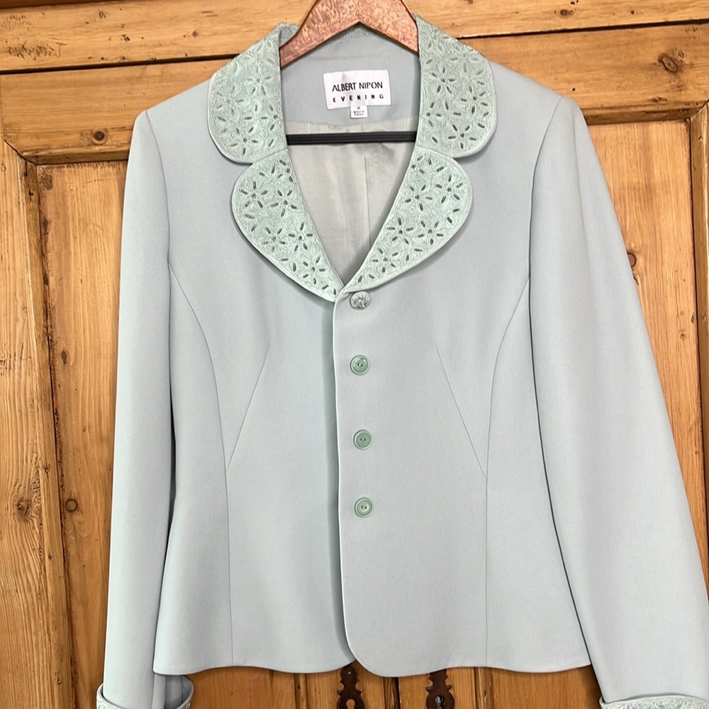 Vintage Albert Nipon Evening Skirt Set - image 2